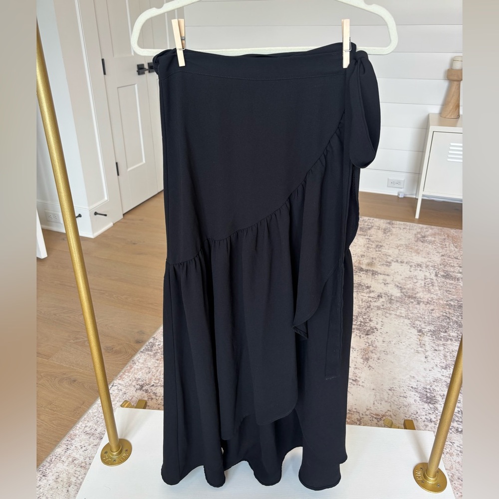 Mind code Wrap Skirt